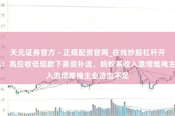 天元证券官方 - 正规配资官网_在线炒股杠杆开户 金桥信息：高应收低现款下募资补流，蚂蚁系收入激增难掩主业造血不足